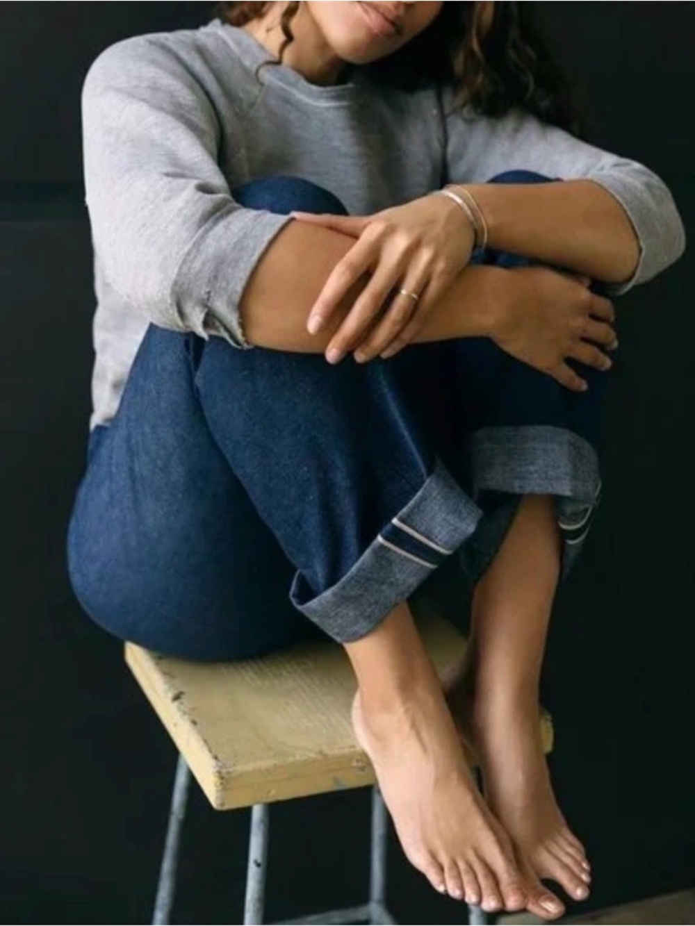 Imogene + Willie Kate Rigid Indigo Trouser Jeans | Classic Blue | 31 - Picture 3 of 14